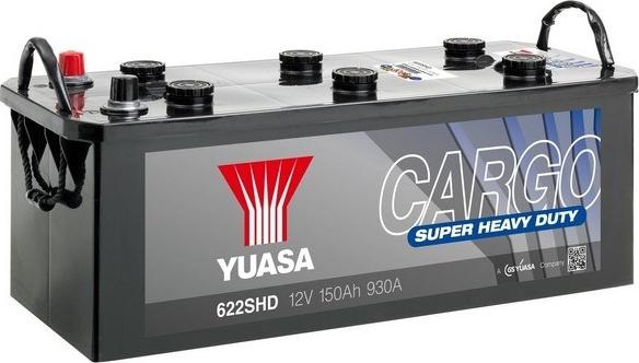 Yuasa 622SHD - Startera akumulatoru baterija autodraugiem.lv
