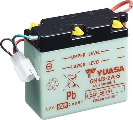 Yuasa 6N4B-2A-5 - Startera akumulatoru baterija autodraugiem.lv