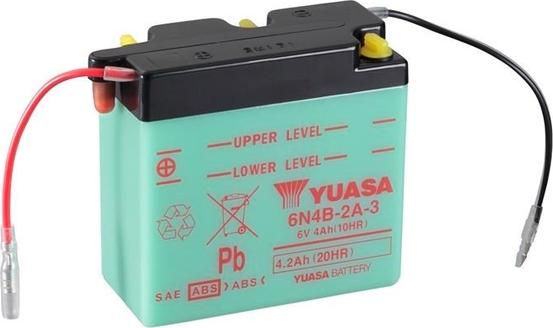 Yuasa 6N4B-2A-3 - Startera akumulatoru baterija autodraugiem.lv