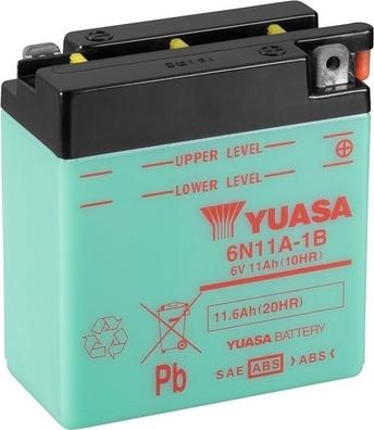 Yuasa 6N11A-1B - Startera akumulatoru baterija autodraugiem.lv