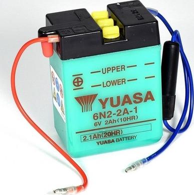 Yuasa 6N2-2A-1 - Startera akumulatoru baterija autodraugiem.lv