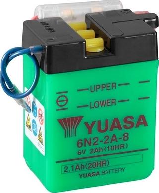 Yuasa 6N2-2A-8 - Startera akumulatoru baterija autodraugiem.lv