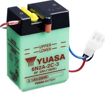 Yuasa 6N2A-2C-3 - Startera akumulatoru baterija autodraugiem.lv