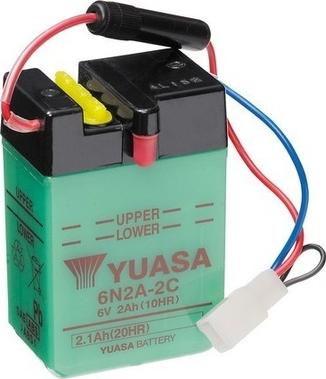 Yuasa 6N2A-2C - Startera akumulatoru baterija autodraugiem.lv