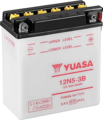 Yuasa 12N5-3B - Startera akumulatoru baterija autodraugiem.lv