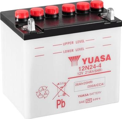 Yuasa 12N24-4 - Startera akumulatoru baterija autodraugiem.lv