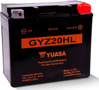 Yuasa GYZ20HL - Startera akumulatoru baterija autodraugiem.lv