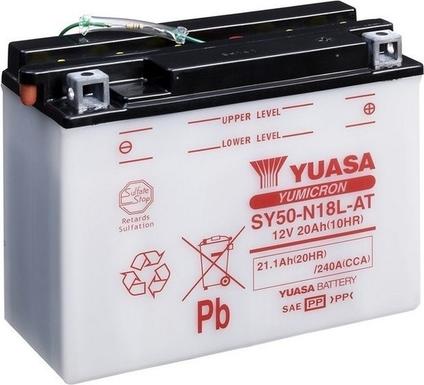 Yuasa SY50-N18L-AT - Startera akumulatoru baterija autodraugiem.lv