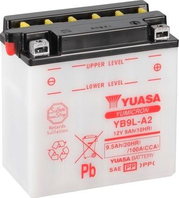 Yuasa YB9L-A2 - Startera akumulatoru baterija autodraugiem.lv