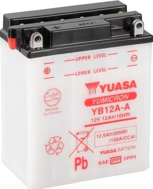 Yuasa YB12A-A - Startera akumulatoru baterija autodraugiem.lv