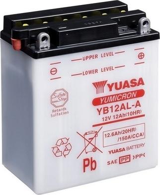 Yuasa YB12AL-A - Startera akumulatoru baterija autodraugiem.lv