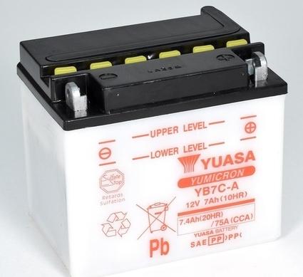 Yuasa YB7C-A - Startera akumulatoru baterija autodraugiem.lv