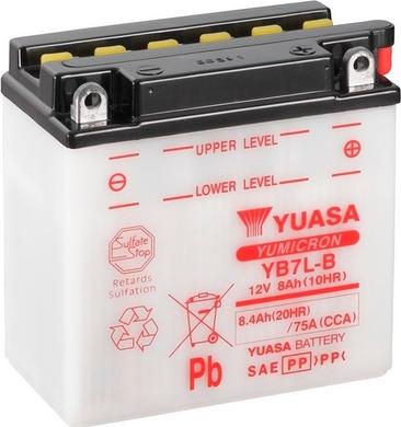 Yuasa YB7L-B - Startera akumulatoru baterija autodraugiem.lv