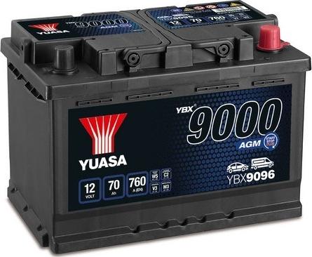 Yuasa YBX9096 - Startera akumulatoru baterija autodraugiem.lv