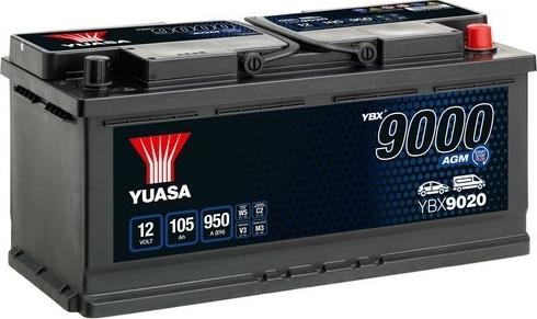 Yuasa YBX9020 - Startera akumulatoru baterija autodraugiem.lv