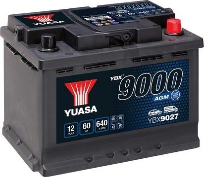 Yuasa YBX9027 - Startera akumulatoru baterija autodraugiem.lv