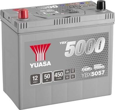 Yuasa YBX5057 - Startera akumulatoru baterija autodraugiem.lv