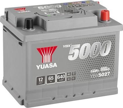 Yuasa YBX5027 - Startera akumulatoru baterija autodraugiem.lv