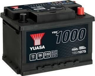 Yuasa YBX1075 - Startera akumulatoru baterija autodraugiem.lv