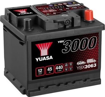 Yuasa YBX3063 - Startera akumulatoru baterija autodraugiem.lv