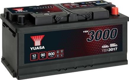 Yuasa YBX3017 - Startera akumulatoru baterija autodraugiem.lv