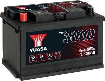 Yuasa YBX3086 - Startera akumulatoru baterija autodraugiem.lv