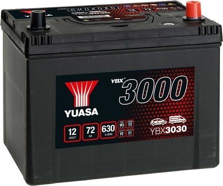 Yuasa YBX3030 - Startera akumulatoru baterija autodraugiem.lv