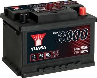 Yuasa YBX3075 - Startera akumulatoru baterija autodraugiem.lv