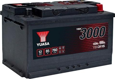 Yuasa YBX3115 - Startera akumulatoru baterija autodraugiem.lv