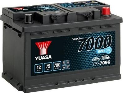 Yuasa YBX7096 - Startera akumulatoru baterija autodraugiem.lv