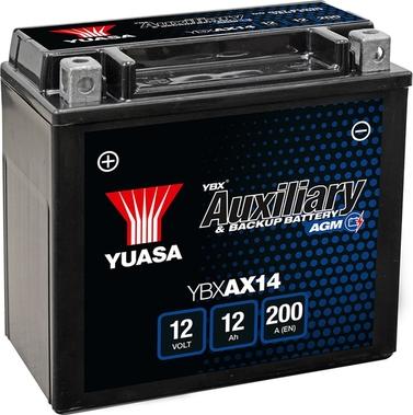 Yuasa YBXAX14 - Startera akumulatoru baterija autodraugiem.lv