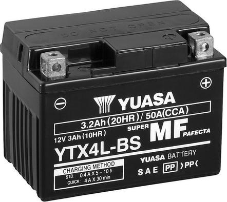 Yuasa YTX4L-BS - Startera akumulatoru baterija autodraugiem.lv