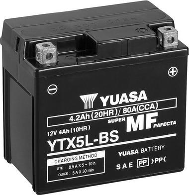 Yuasa YTX5L-BS - Startera akumulatoru baterija autodraugiem.lv