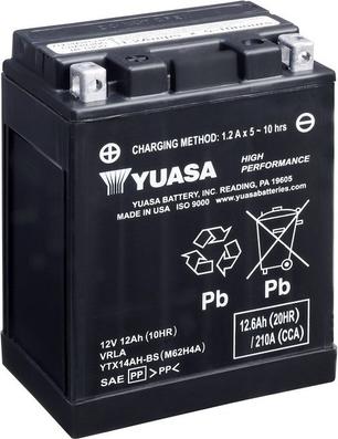 Yuasa YTX14AH-BS - Startera akumulatoru baterija autodraugiem.lv