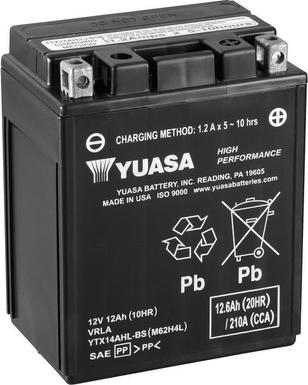 Yuasa YTX14AHL-BS - Startera akumulatoru baterija autodraugiem.lv