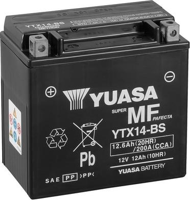 Yuasa YTX14-BS - Startera akumulatoru baterija autodraugiem.lv