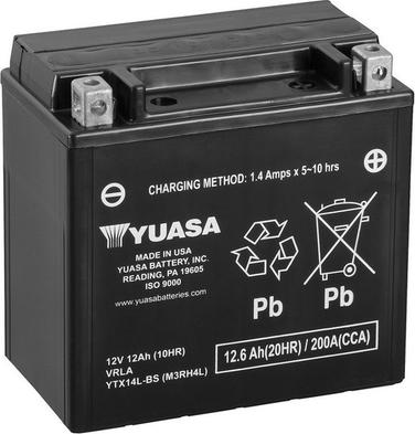 Yuasa YTX14L-BS - Startera akumulatoru baterija autodraugiem.lv