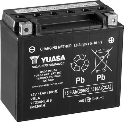 Yuasa YTX20HL-BS - Startera akumulatoru baterija autodraugiem.lv