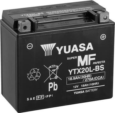 Yuasa YTX20L-BS - Startera akumulatoru baterija autodraugiem.lv