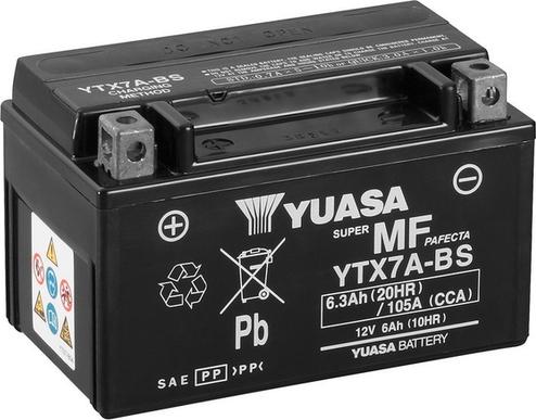 Yuasa YTX7A-BS - Startera akumulatoru baterija autodraugiem.lv