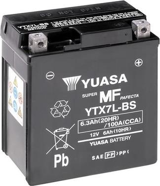 Yuasa YTX7L-BS - Startera akumulatoru baterija autodraugiem.lv