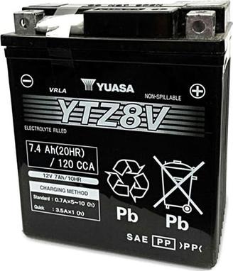 Yuasa YTZ8V - Startera akumulatoru baterija autodraugiem.lv