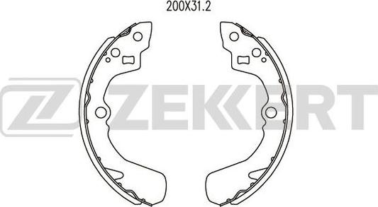 Zekkert BK-4090 - Bremžu loku komplekts autodraugiem.lv