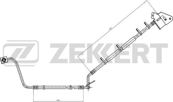 Zekkert BS-9490 - Bremžu šļūtene autodraugiem.lv