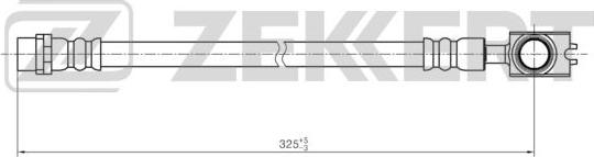 Zekkert BS-9429 - Bremžu šļūtene autodraugiem.lv