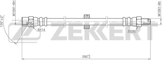 Zekkert BS-9470 - Bremžu šļūtene autodraugiem.lv