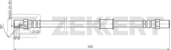 Zekkert BS-9503 - Bremžu šļūtene autodraugiem.lv