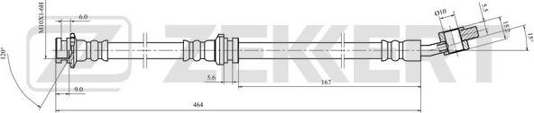 Zekkert BS-9515 - Bremžu šļūtene autodraugiem.lv