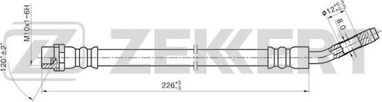 Zekkert BS-9195 - Bremžu šļūtene autodraugiem.lv