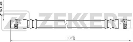 Zekkert BS-9183 - Bremžu šļūtene autodraugiem.lv